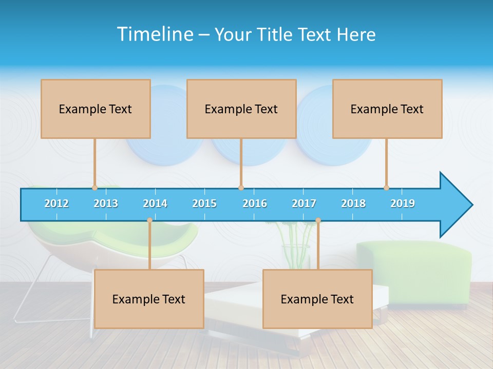 Wall Trendy House PowerPoint Template