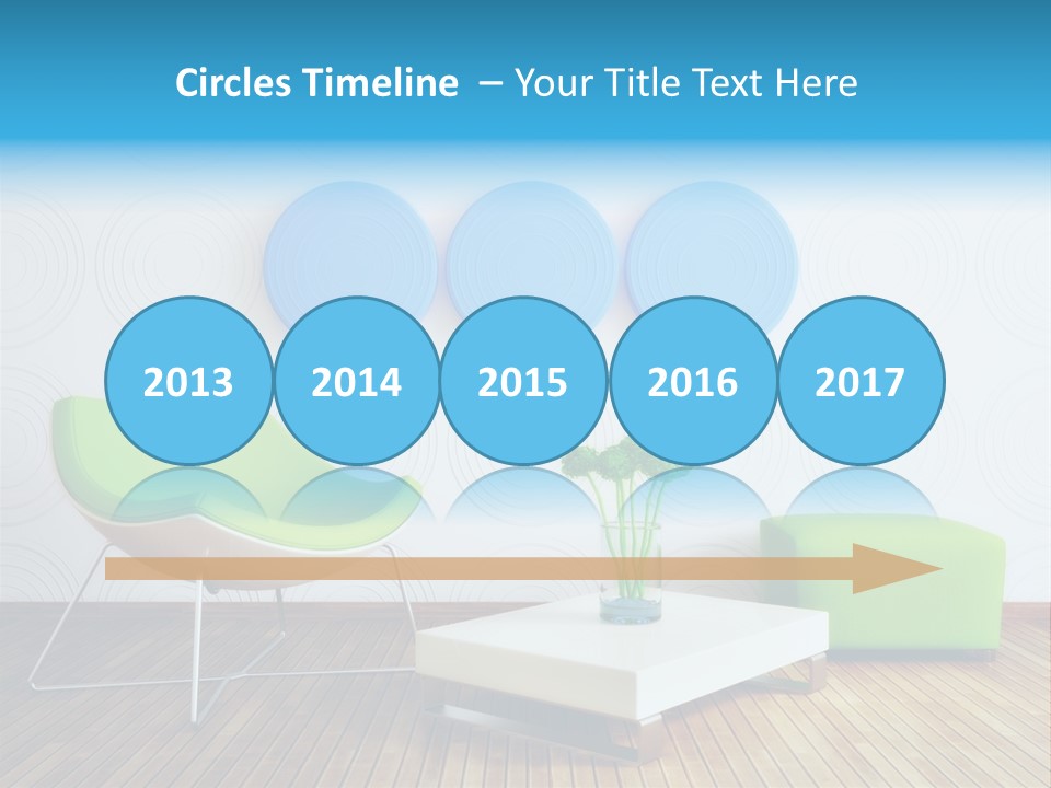 Wall Trendy House PowerPoint Template