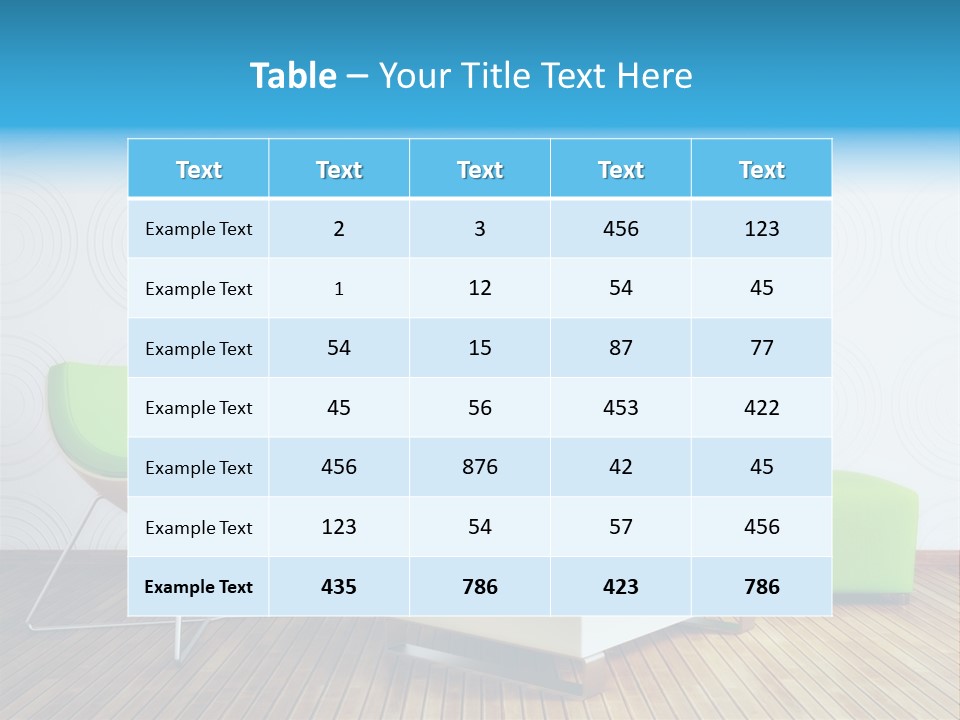 Wall Trendy House PowerPoint Template