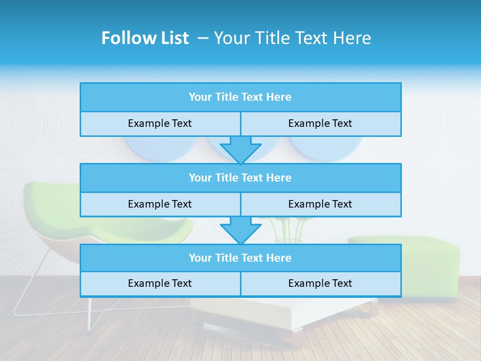Wall Trendy House PowerPoint Template