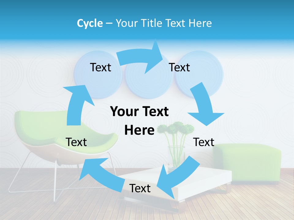 Wall Trendy House PowerPoint Template