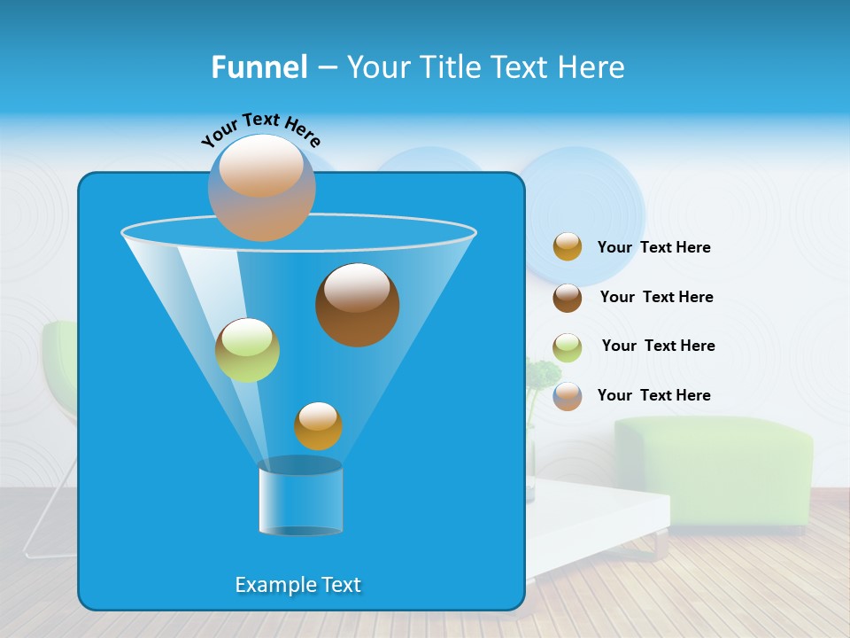 Wall Trendy House PowerPoint Template