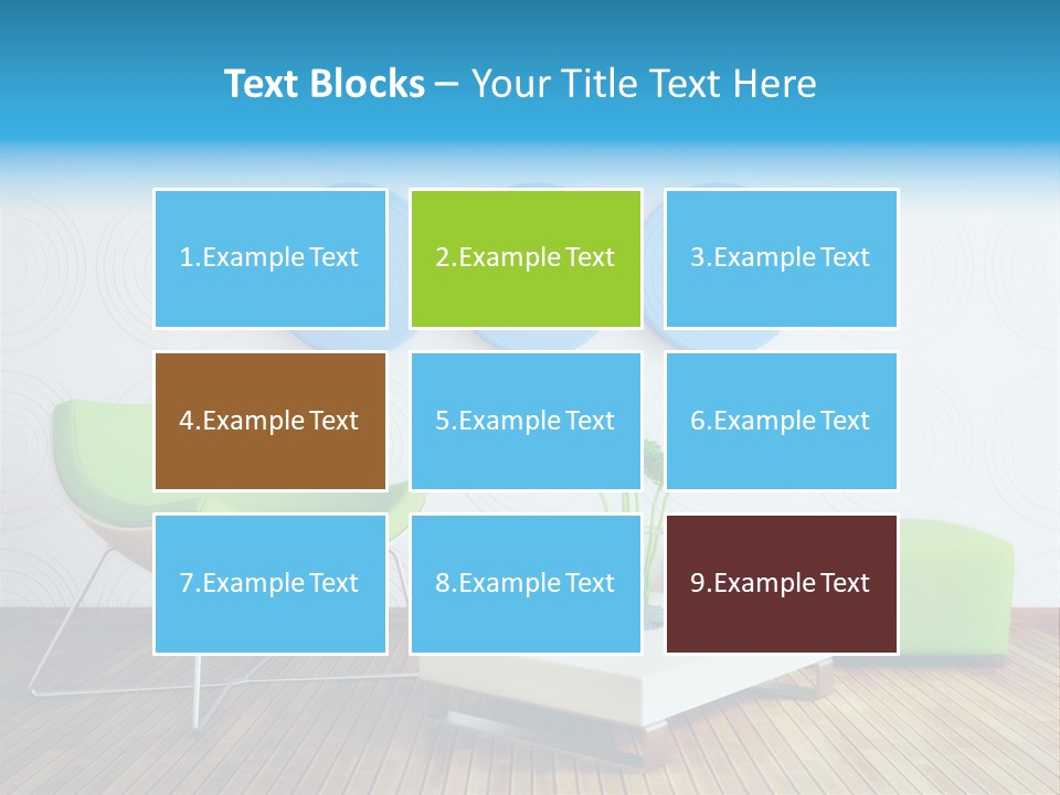 Wall Trendy House PowerPoint Template