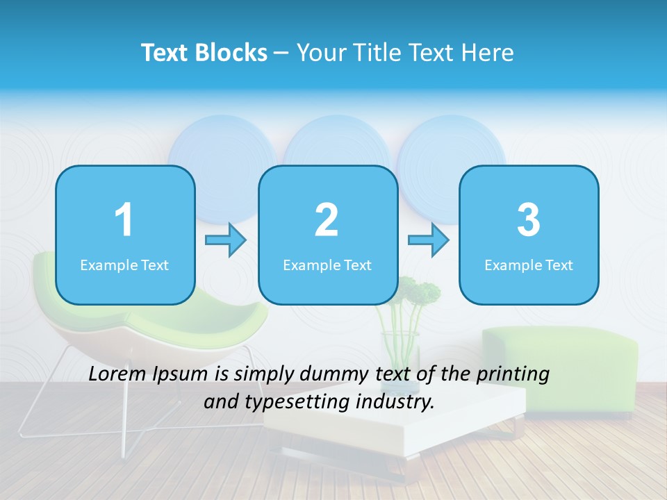 Wall Trendy House PowerPoint Template
