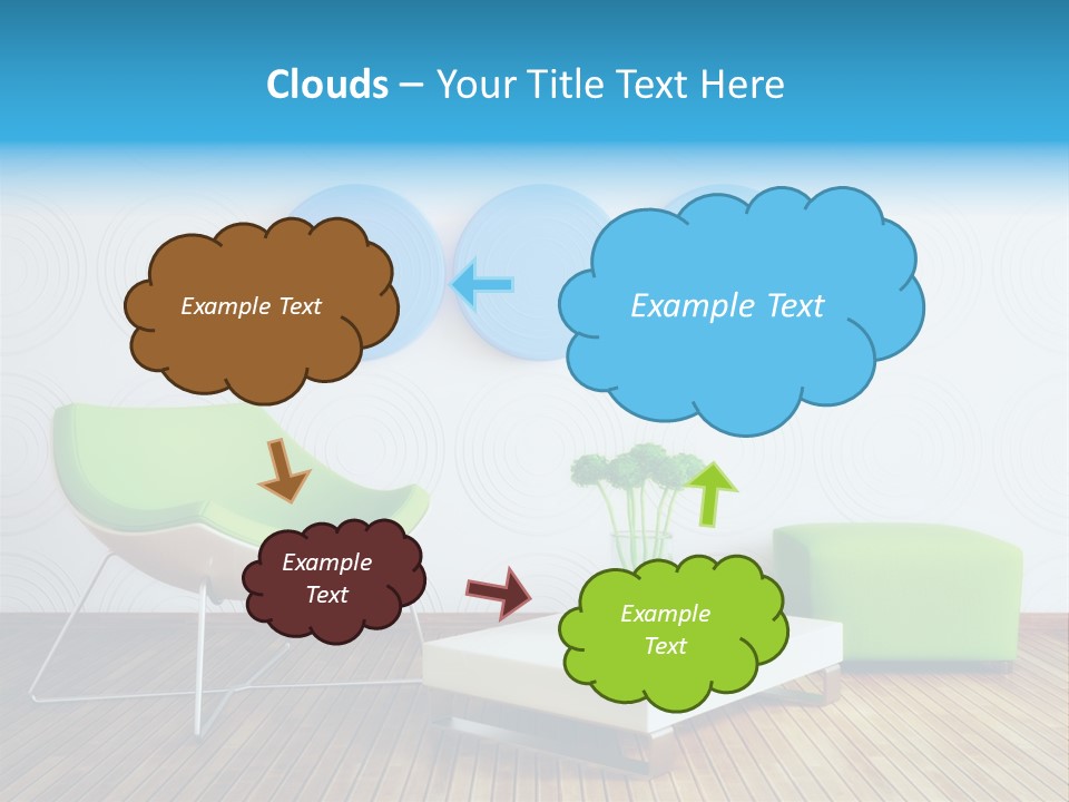 Wall Trendy House PowerPoint Template