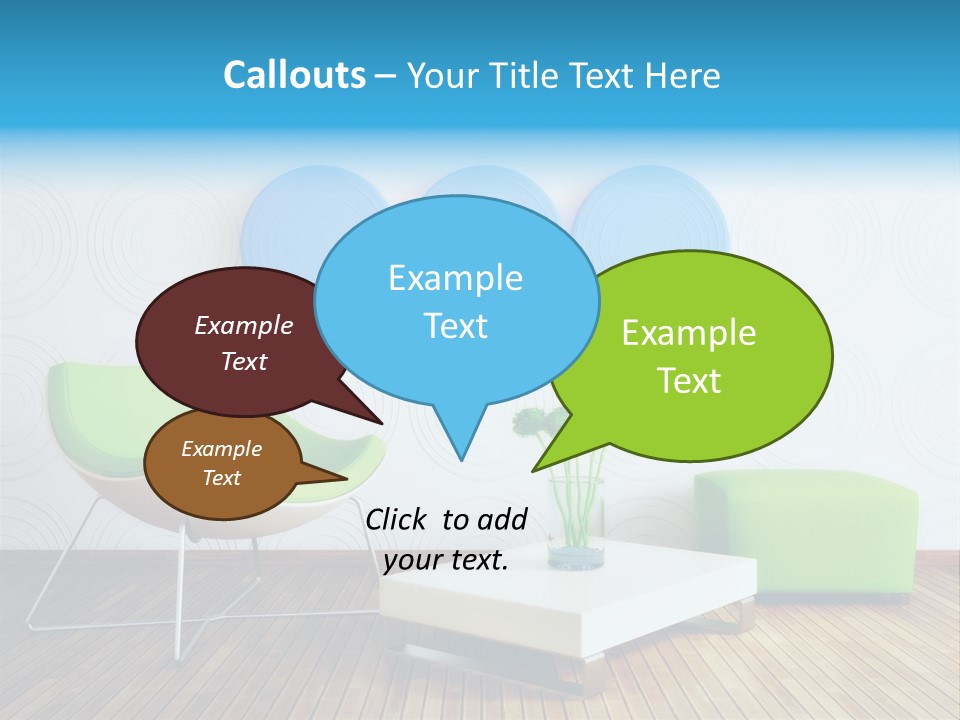 Wall Trendy House PowerPoint Template