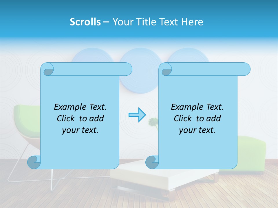 Wall Trendy House PowerPoint Template