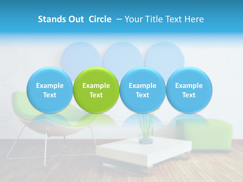 Wall Trendy House PowerPoint Template