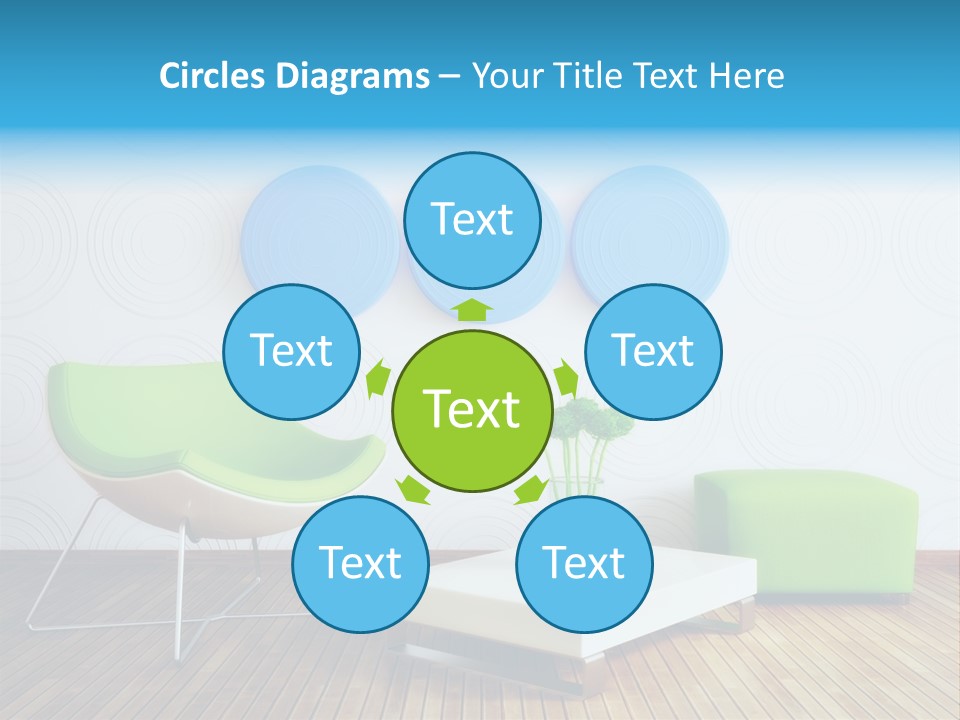 Wall Trendy House PowerPoint Template