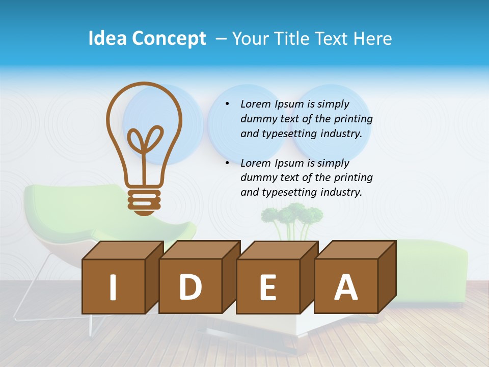 Wall Trendy House PowerPoint Template