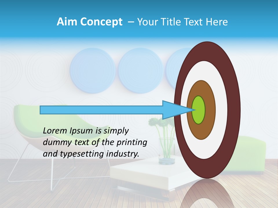 Wall Trendy House PowerPoint Template