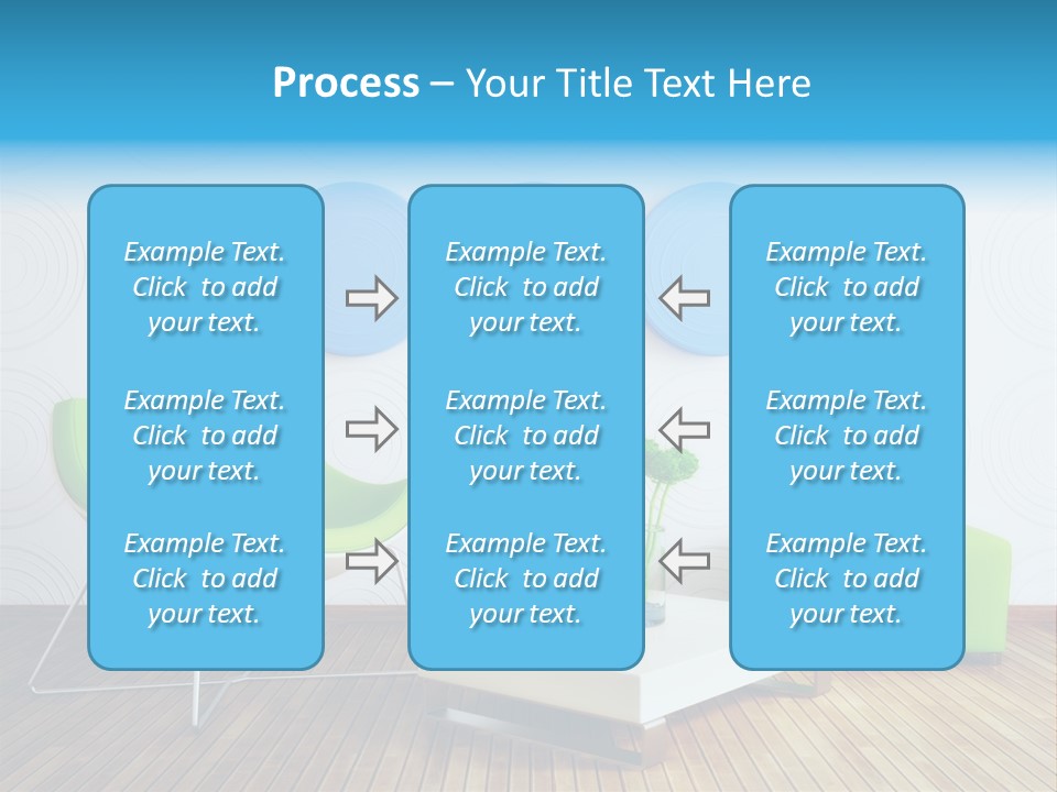 Wall Trendy House PowerPoint Template