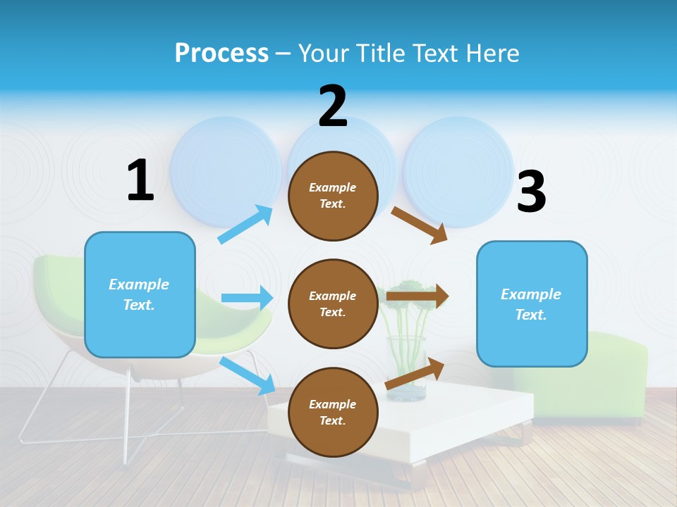 Wall Trendy House PowerPoint Template