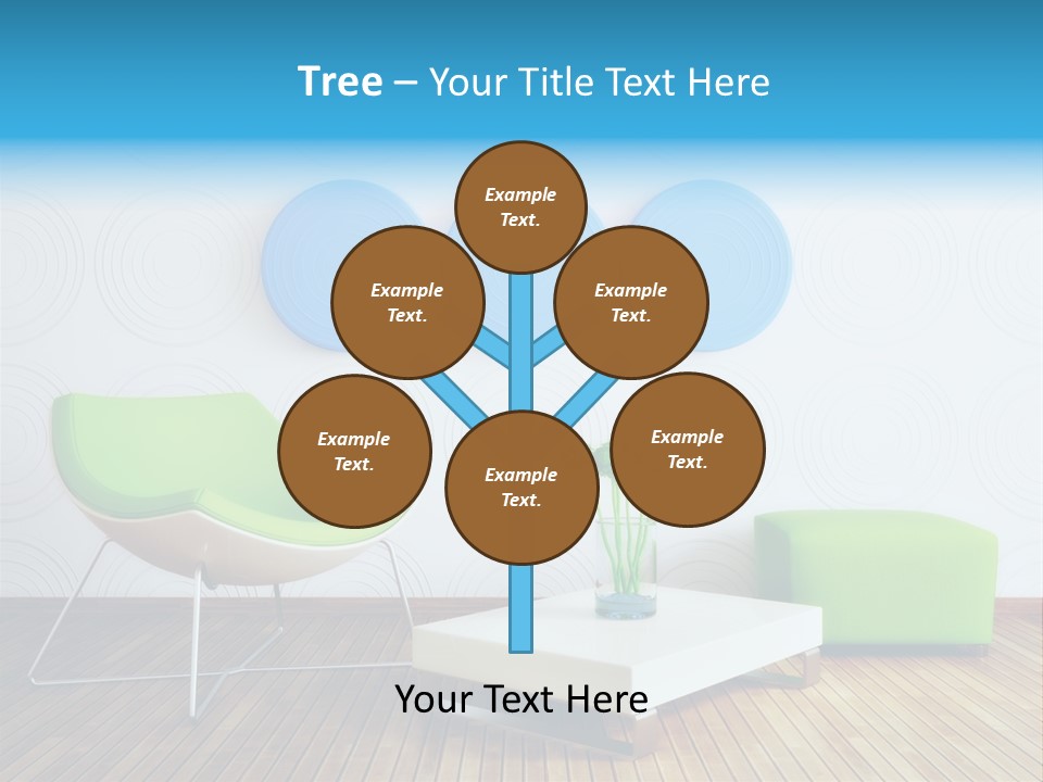 Wall Trendy House PowerPoint Template