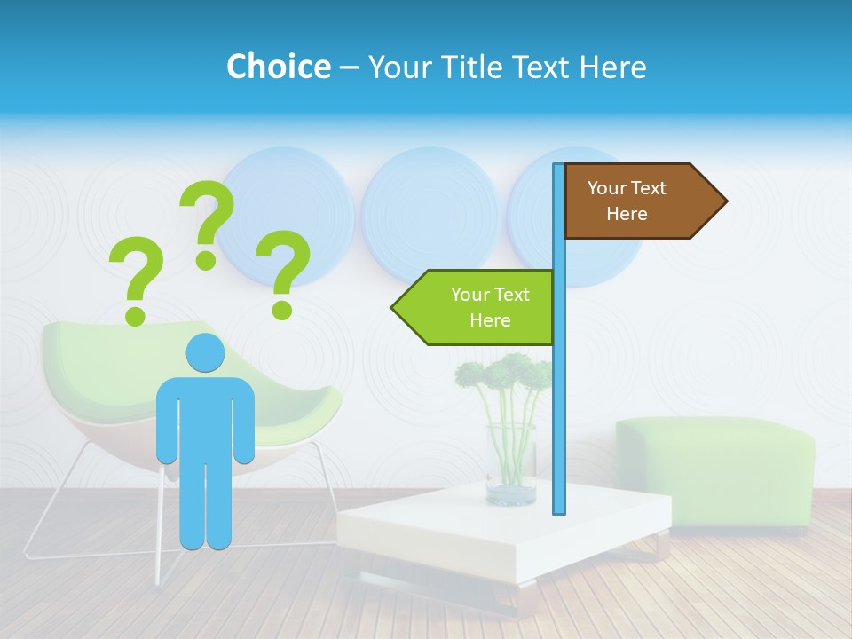 Wall Trendy House PowerPoint Template