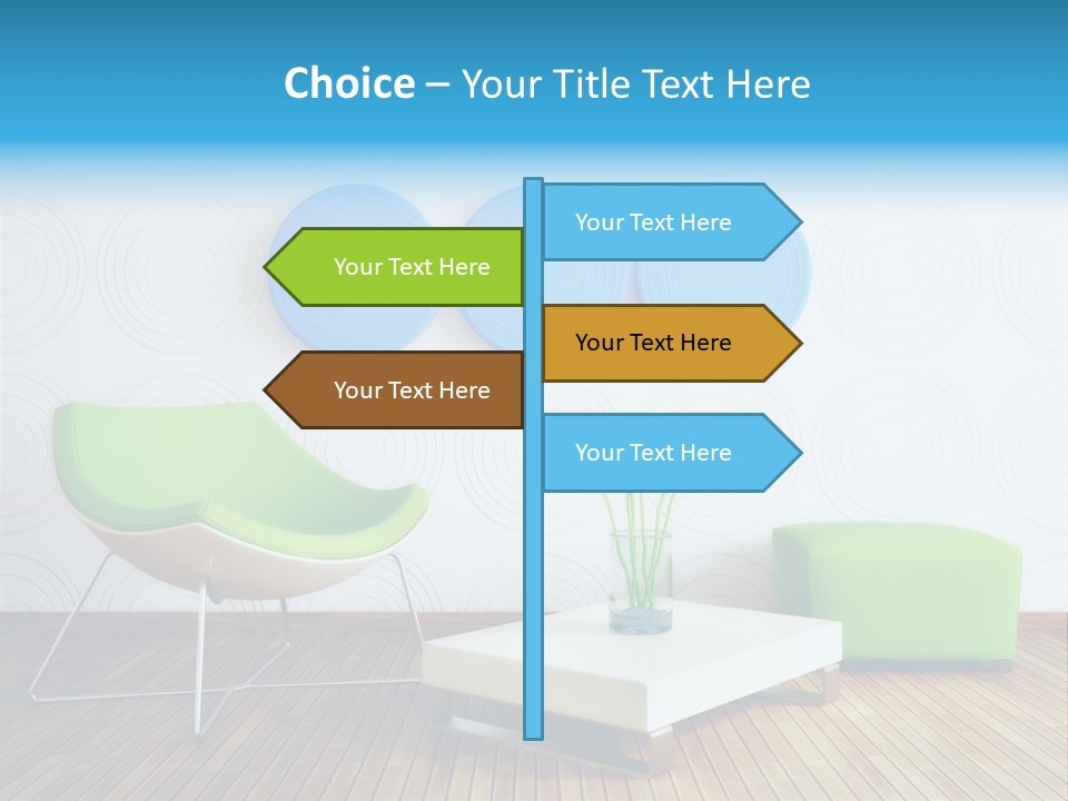 Wall Trendy House PowerPoint Template