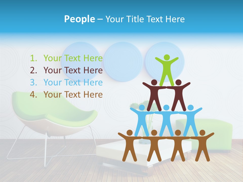 Wall Trendy House PowerPoint Template