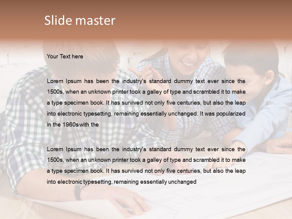 Improvement Blueprint Discussing PowerPoint Template