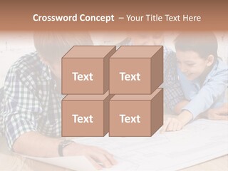 Improvement Blueprint Discussing PowerPoint Template