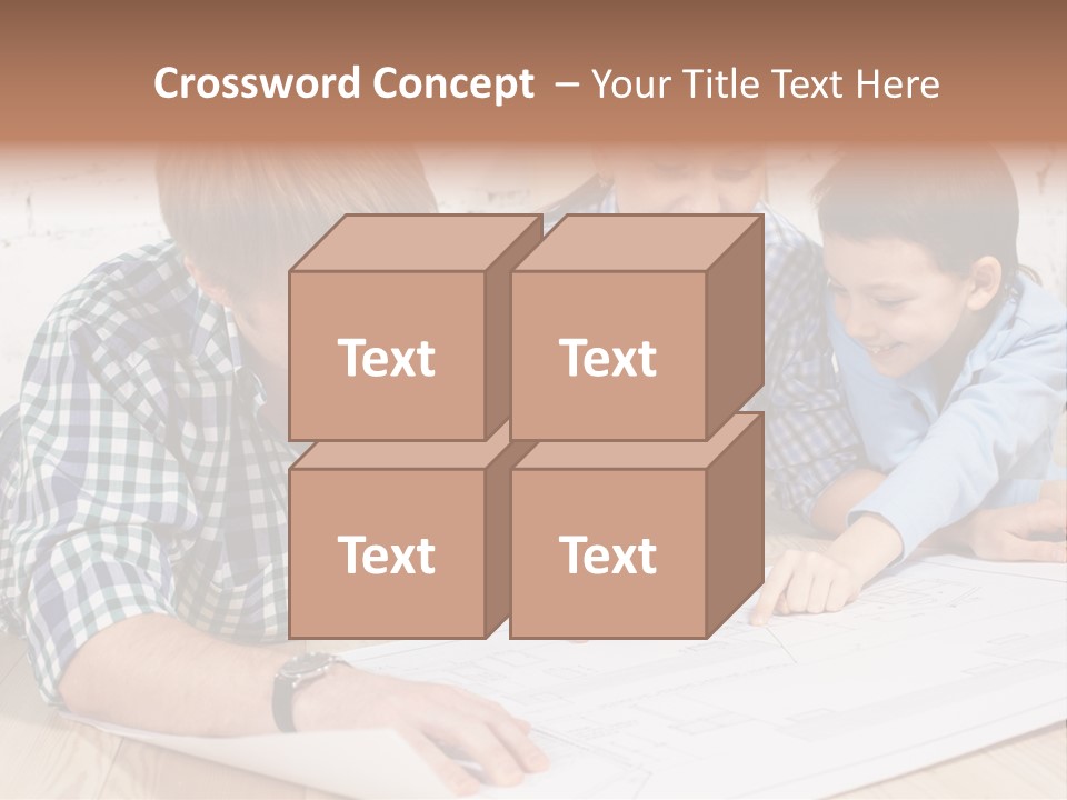 Improvement Blueprint Discussing PowerPoint Template