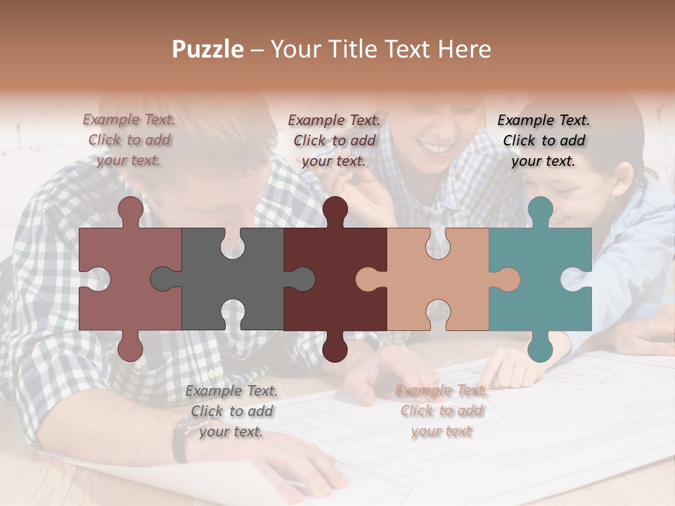 Improvement Blueprint Discussing PowerPoint Template
