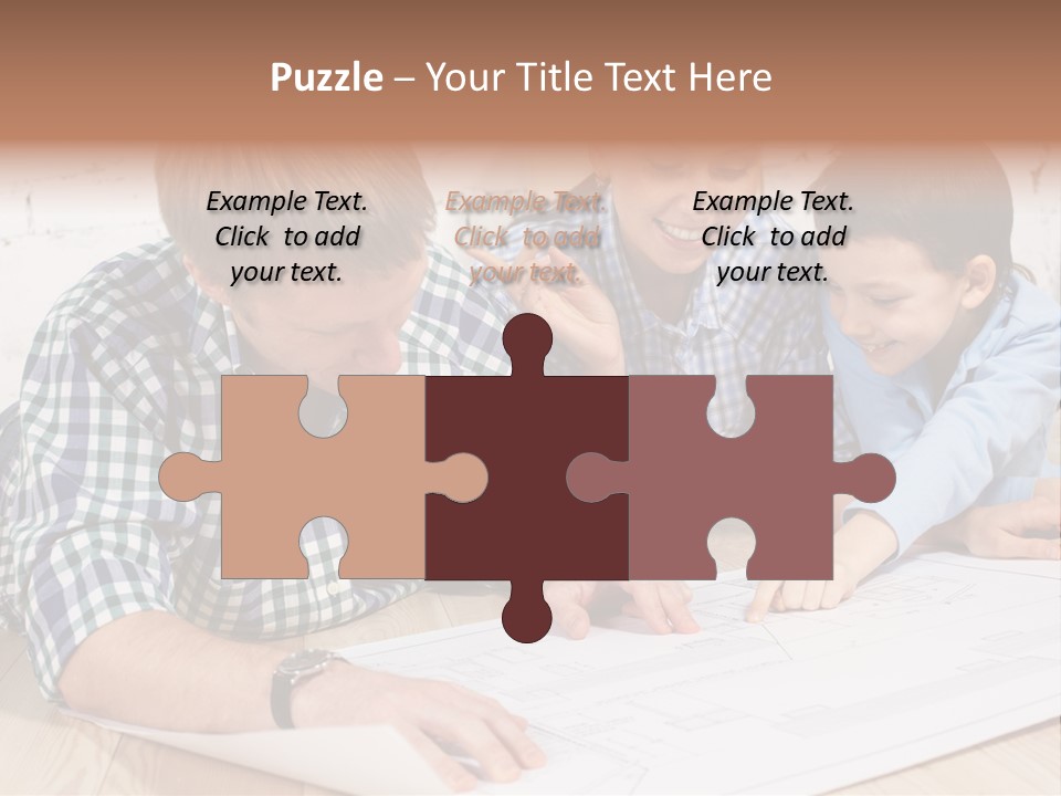Improvement Blueprint Discussing PowerPoint Template
