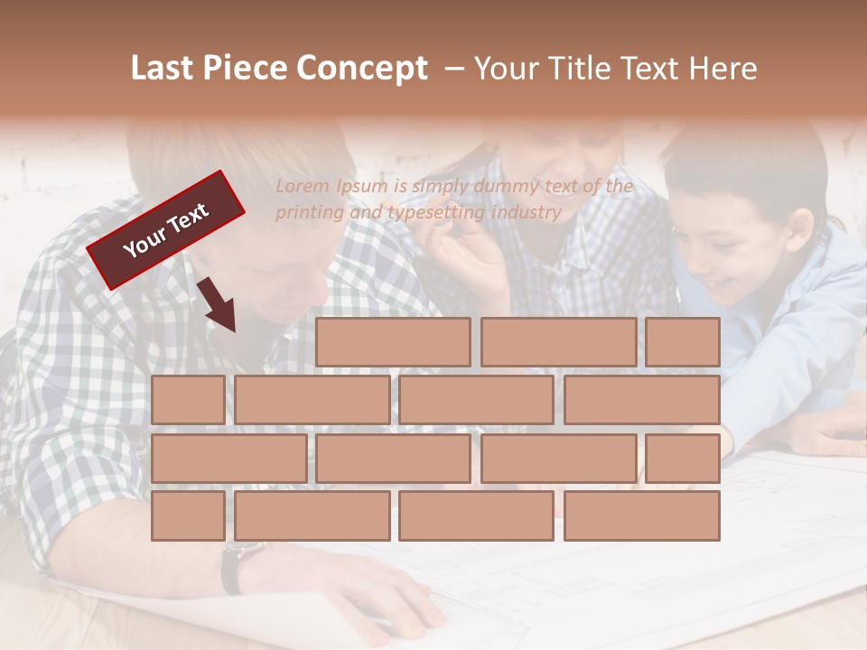 Improvement Blueprint Discussing PowerPoint Template