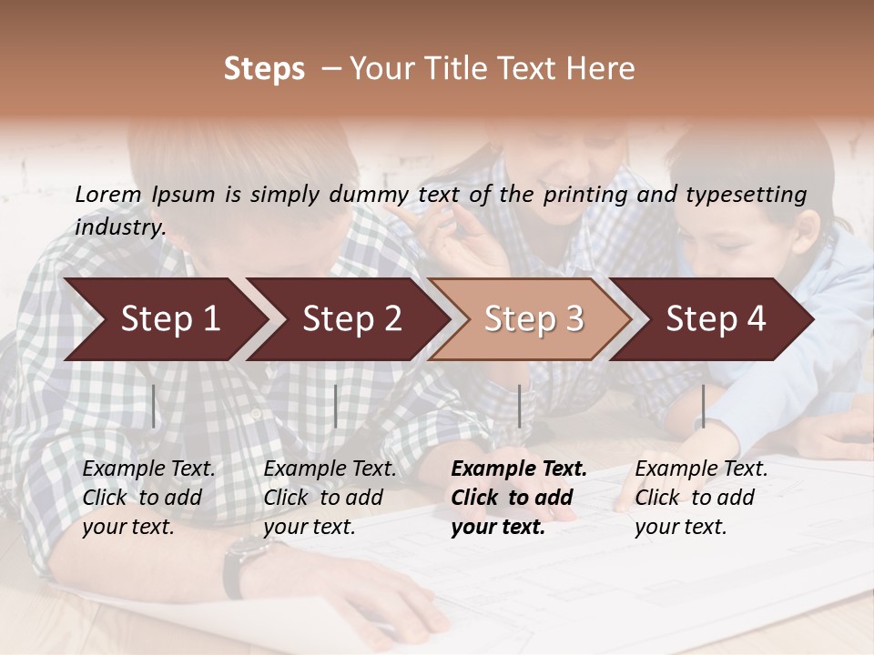 Improvement Blueprint Discussing PowerPoint Template