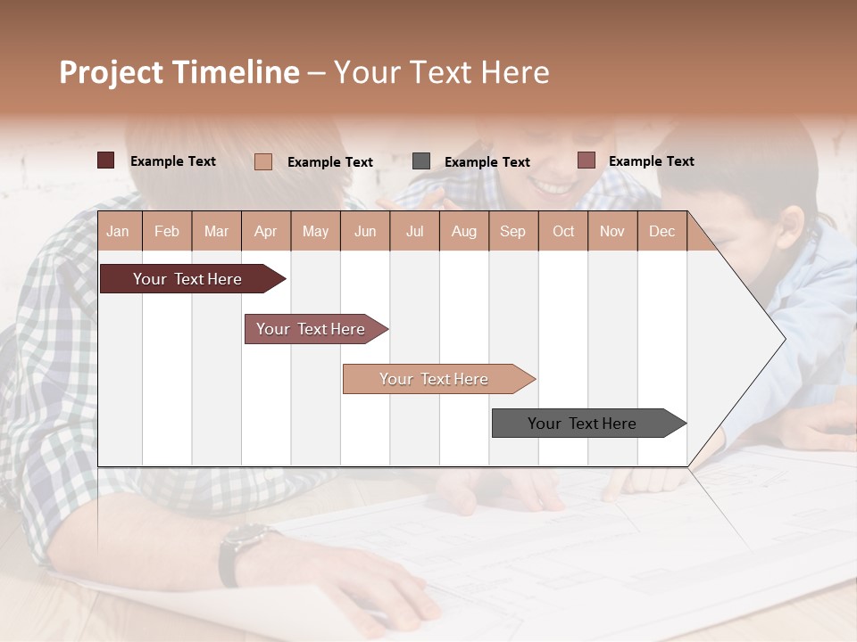Improvement Blueprint Discussing PowerPoint Template