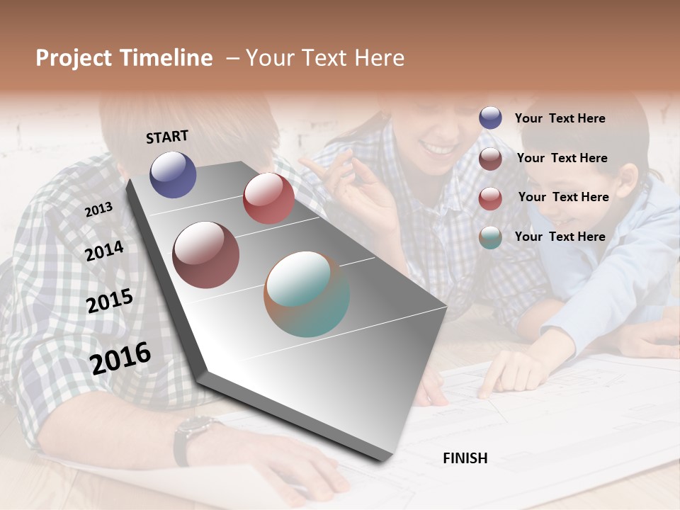 Improvement Blueprint Discussing PowerPoint Template