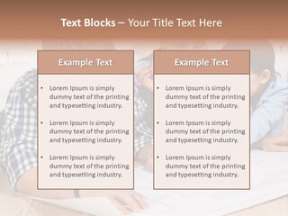 Improvement Blueprint Discussing PowerPoint Template