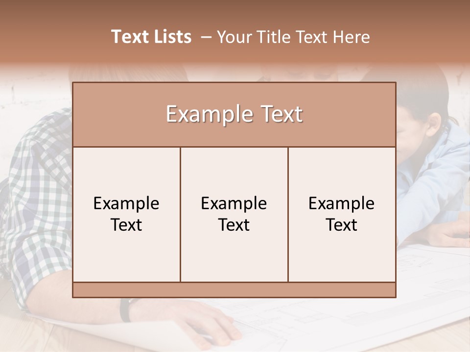 Improvement Blueprint Discussing PowerPoint Template
