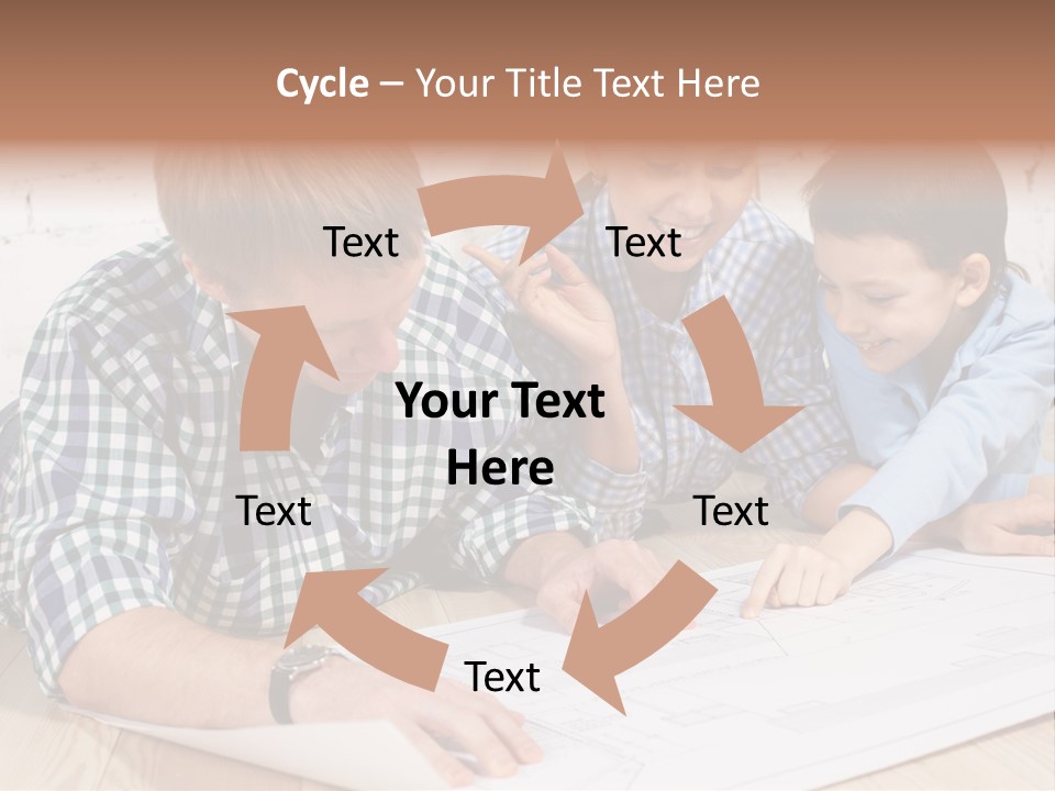 Improvement Blueprint Discussing PowerPoint Template