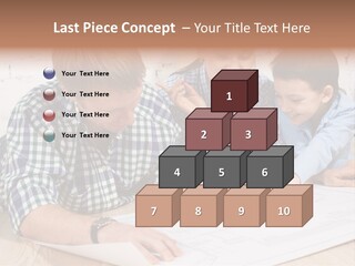 Improvement Blueprint Discussing PowerPoint Template
