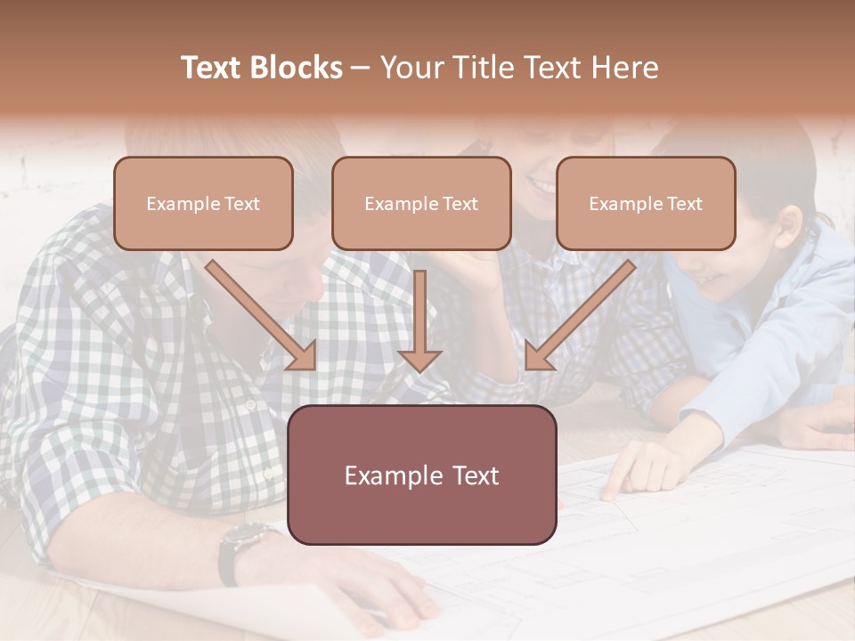 Improvement Blueprint Discussing PowerPoint Template