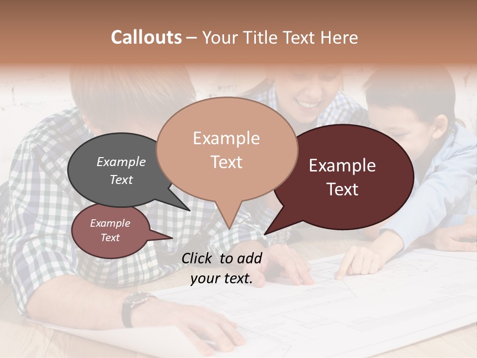 Improvement Blueprint Discussing PowerPoint Template