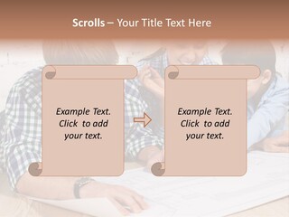 Improvement Blueprint Discussing PowerPoint Template
