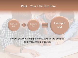 Improvement Blueprint Discussing PowerPoint Template