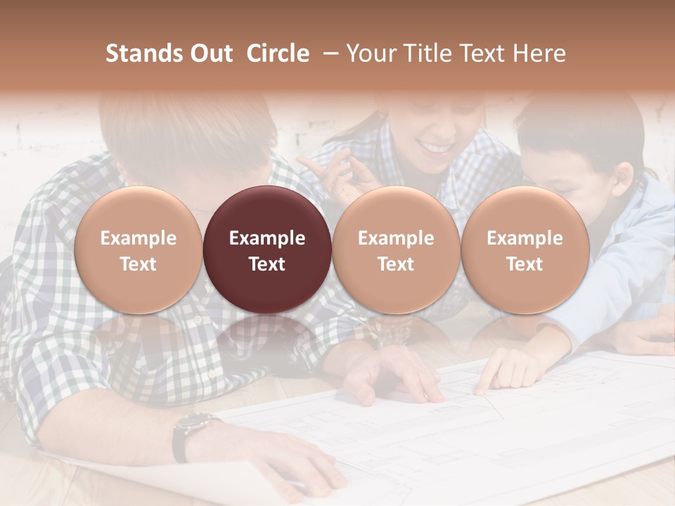 Improvement Blueprint Discussing PowerPoint Template
