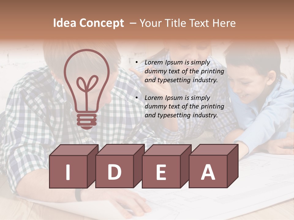 Improvement Blueprint Discussing PowerPoint Template