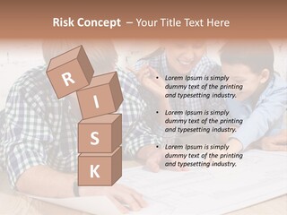 Improvement Blueprint Discussing PowerPoint Template