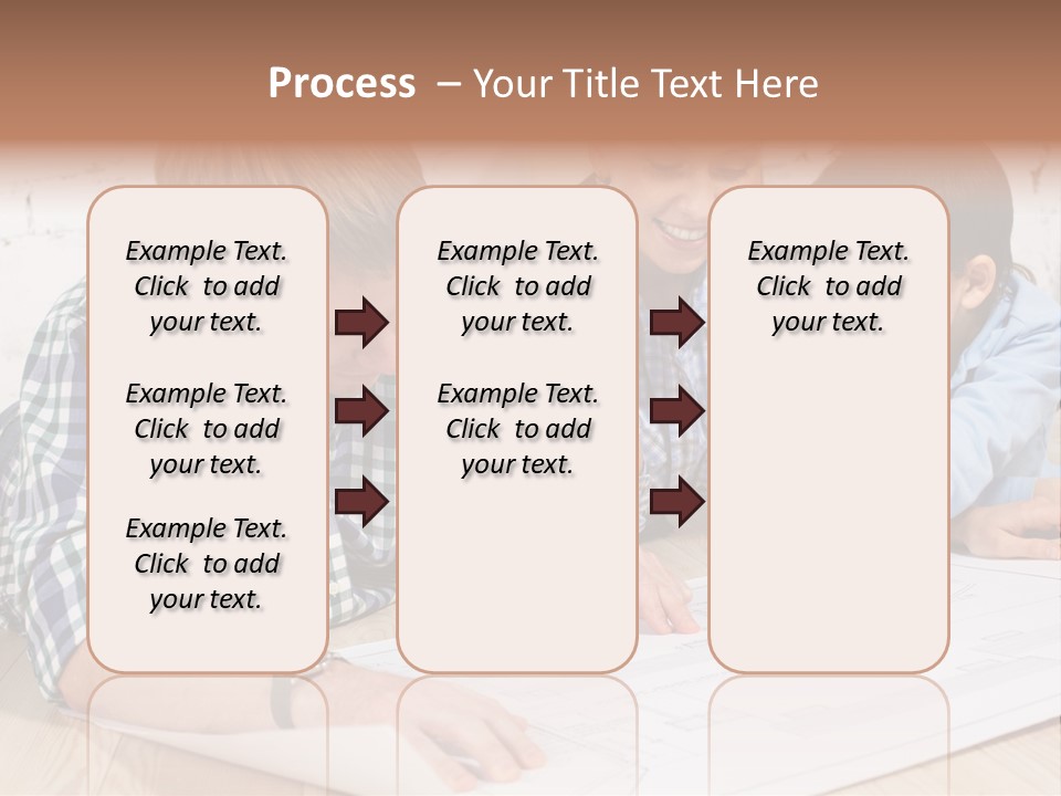 Improvement Blueprint Discussing PowerPoint Template