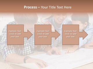 Improvement Blueprint Discussing PowerPoint Template