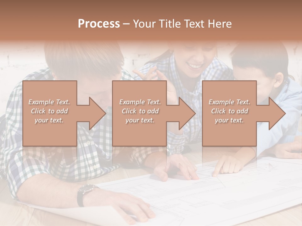 Improvement Blueprint Discussing PowerPoint Template