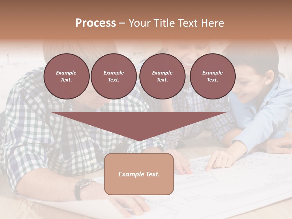 Improvement Blueprint Discussing PowerPoint Template