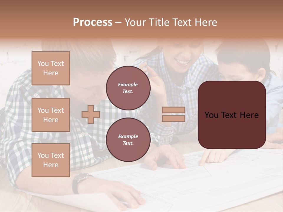 Improvement Blueprint Discussing PowerPoint Template