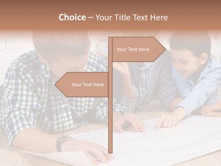 Improvement Blueprint Discussing PowerPoint Template