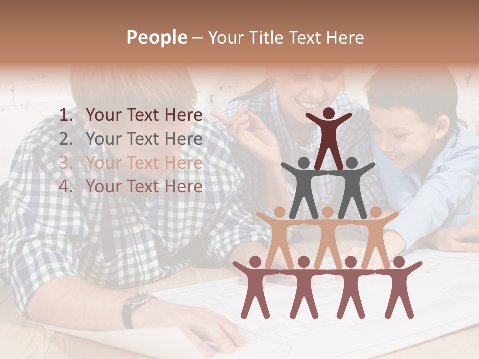 Improvement Blueprint Discussing PowerPoint Template