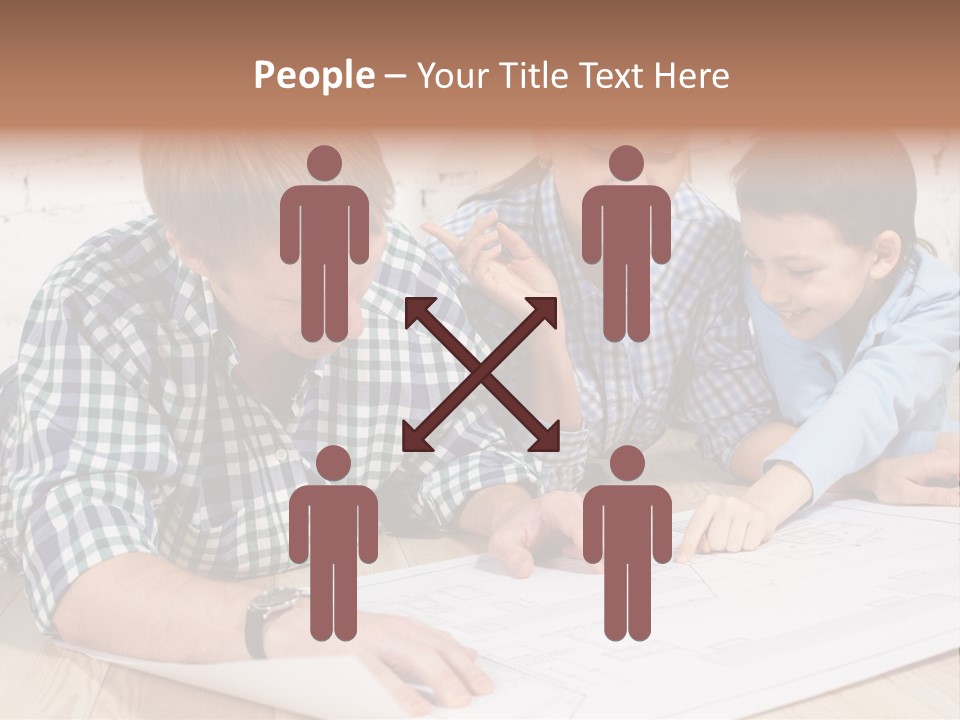 Improvement Blueprint Discussing PowerPoint Template