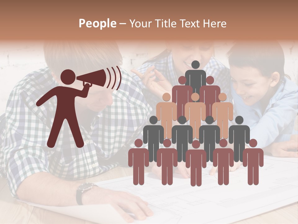 Improvement Blueprint Discussing PowerPoint Template